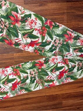 west loop Green and Pink Floral Swim Bottoms